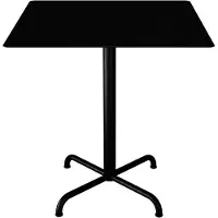 Houe - Pico Gartentisch, 70 x 70 cm, Gestell 4-Stern, schwarz