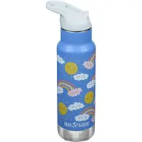 Klean Kanteen Thermosflasche Classic Narrow 355ml Flip Seal Sport Cap Kinder Rainbows