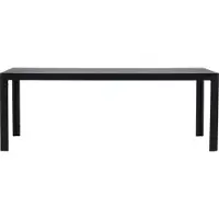 Ebuy24 Gartentisch Mirko schwarz 205x205x74 cm