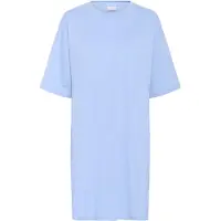 Kaffe Midikleid "Damen Kleid KAmaibritt", Damen, Gr. XXL, N-Gr, blau (soft chambray), Obermaterial: 100% Baumwolle CO., Kleider Midikleid