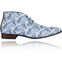 Lureaux Azure Bird Garden High - - Schöne bunte Schuhe - Einzigartiger Druck - Herren
