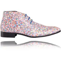 Lureaux Ramblas Colora High - - Schöne bunte Schuhe - Einzigartiger Druck - Herren