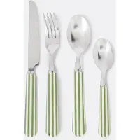 La redoute interieurs Menagerie 16 Besteckteile Mit Gestreiften Griffeln, Leela