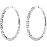 Brosway - Distinctive ring earrings with clear zircons Desideri BEIE016