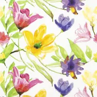 Home Fashion , Lucy, Cocktail-Servietten aufgefaltetes Maß 25 cm x 25 cm, im Viertelfalz, 20 Stück pro Pack, 12 Pack pro Karton