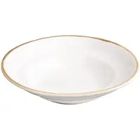 Olympia Kiln Pasta Schüssel Kreide 250mm 340ml (4 Stück)
