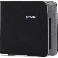 Pacsafe Rfidsafe Bifold Wallet Jet Black