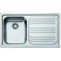 Franke Radar RRX 611, Bündiges Waschbecken, Rechteckig, Edelstahl, Edelstahl, 1 Becken, Rechteckig