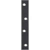 GAH Alberts Alberts 100x Flachverbinder verzinkt | kunststoffbeschichtet | Lochblech Metall | 100 x 15 x 1,75 mm