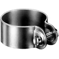 GAH Alberts Alberts Schelle zur Befestigung von Streben & Spannbrücken an Pfosten, 76 mm Durchmesser, Edelstahl