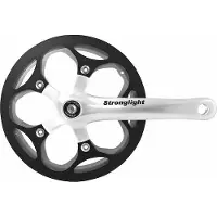Stronglight Straßenpedal mit Gehäuse für Antrieb ohne Kettenspanner für Nabenschaltung Impact R 46Dts 8V. 70 mm