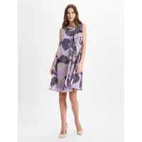 Betty & Co Freizeitkleid Damen lila gemustert, 38 754838-0001-00380