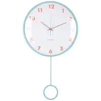 Karlsson - Wanduhr Cheeky Dome - Sanftes Blau - 7.1x35.5x61.5cm