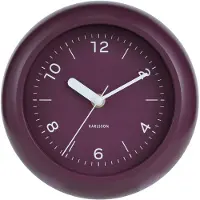 Karlsson - Wanduhr Slope - Dunkles Lila - Ø20cm