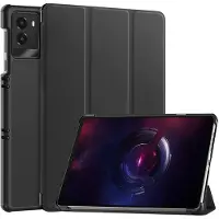 Just in Case PU-Leder Book Hülle Schwarz Lenovo Tab Legion (3rd Gen)