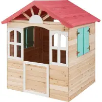 Casa.pro Kinderspielhaus 'Lulä' Spielhütte 130x115x101 cm Holz