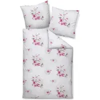 Janine Design Bettwäsche-Garnitur Mako-Soft-Seersucker 20147 TANGO Farbe orchideenrosa Größe 155x220+80x80