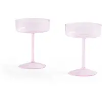 HAY Cocktailgläser Tint Pink 200 ml (Set von 2 Stück)