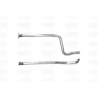 NAP carPARTS Abgasrohr CAC10528