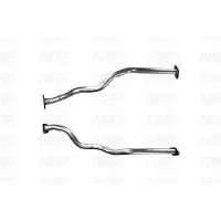 NAP carPARTS Abgasrohr [Hersteller-Nr. CAC10318] für Nissan