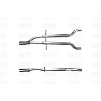 NAP carPARTS Abgasrohr CAC10414