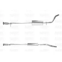 NAP carPARTS Abgasrohr CAC10608