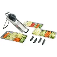 HorecaTraders Kochmandoline 13,5x40cm Bron coucke 15000