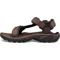 Teva Terra Fi 5 Universal Leather Men's - Trekkingsandale, Größe:45.5 (US 12), Farbe:turkish coffee