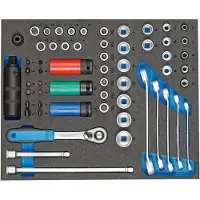 Gedore TS CT2-D30 Werkzeugsortiment in 2/4 Check-Tool-Modul, 2957493
