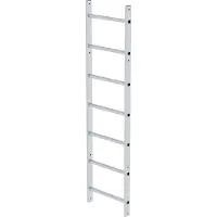 MUNK Günzburger Steigtechnik Leiterteil Alu blank 7 Sprossen