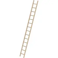 Günzburger Steigtechnik Sprossen-Anlegeleiter Holz ohne Traverse 14 Sprossen - 033114