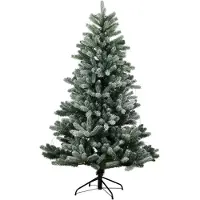Sirius LED Weihnachtsbaum Anton Tree 234 LED warmweiß außen 1,8 m grün beschneit