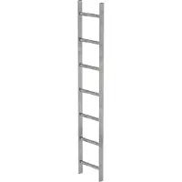 MUNK Günzburger Steigtechnik Schachtleiter Stahl feuerverzinkt 300 mm lichte Weite 7 Sprossen - 060007