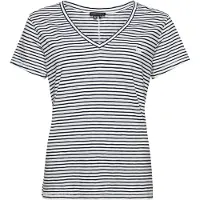 Superdry Studios Slub Embroidered Kurzarm-t-shirt Mit V-ausschnitt