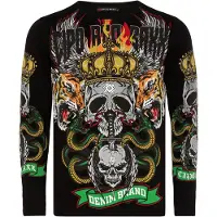 Cipo & Baxx T-Shirt "Sweatshirts" mit coolem Front-Print
