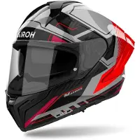 Airoh Matryx Rocket Rot Fluo Gloss Integralhelm Größe S