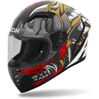 Airoh Connor Samurai Integralhelm unisex Thermoplast schwarz matt, XL