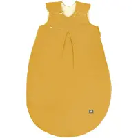 Odenwälder Musselin-Schlafsack wattiert mustard 110 cm