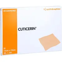 EurimPharm Arzneimittel GmbH Cuticerin 7,5x7,5 cm Gaze m.Salbenbeschi 10 St