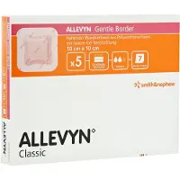 EurimPharm Arzneimittel GmbH Allevyn Gentle Border 10x10 cm Schaumver 5 St