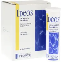EurimPharm Arzneimittel GmbH Ideos 500 Mg/400 I.E. Kautabletten - Reimport 90 St
