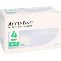 EurimPharm Arzneimittel GmbH ACCU FINE Sterile Nadeln f.Insulinpens 4 100 St