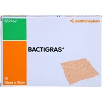 EurimPharm Arzneimittel GmbH Bactigras Antiseptische Paraffingaze 10x 10 St