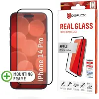 Displex Bildschirmschutzfolie Real Glass Full Cover für das Apple iPhone 14 Pro