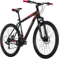 Ks Cycling Mountainbike Hardtail 26 Zoll Catappa schwarz-rot