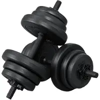 ArtSport 2er Hantelset 20kg - Kurzhantel Set mit 2 Kurzhanteln - 12 Gewichte