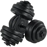 ArtSport 2er Hantelset 30kg - Kurzhantel Set mit 2 Kurzhanteln - 16 Gewichte