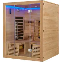 Artsauna Infrarotkabine »Helsinki150«, mit Dual-Technologie und Hemlockholz