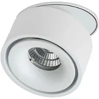 ANTIDARK Easy B100 LED Einbauspots 2700K White - , dimmbar, Weiß, für Keller, Aluminium