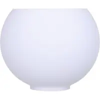 ActiveJet Lampenschirm für Irma Lampe, Beleuchtungs-Lampenschirm, Weiß, Glas, Lampa Irma, Schlafzimmer, Esszimmer, Homeoffice, Wohnzimmer, Büro, 13 cm